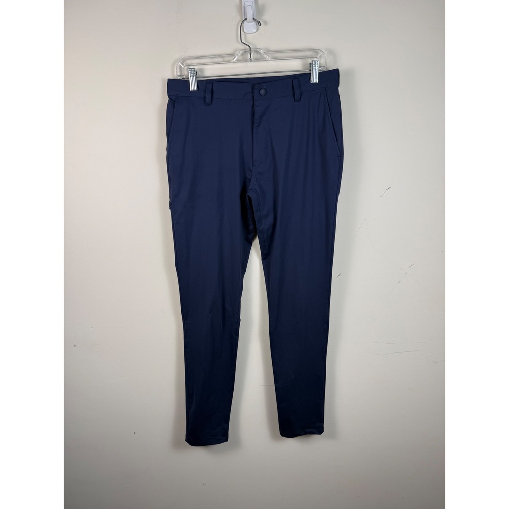 Rhone Commuter Skinny Stretch Golf Chino Pants Navy Blue 100541 Mens 31x31